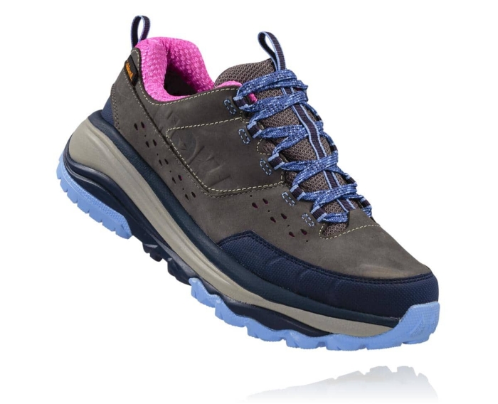 Hoka Tursko Outlet - HOKA ONE ONE Tor Summit Waterproof Dame Grå [NO-80EQVB]